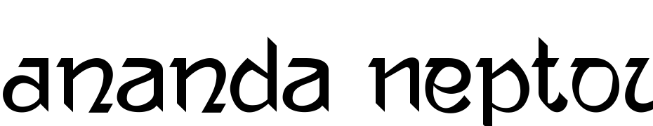 Ananda Neptouch 2 cкачати шрифт безкоштовно